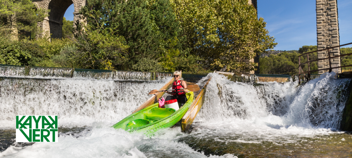 aventure sur la sorgue à fontaine de Vaucluse