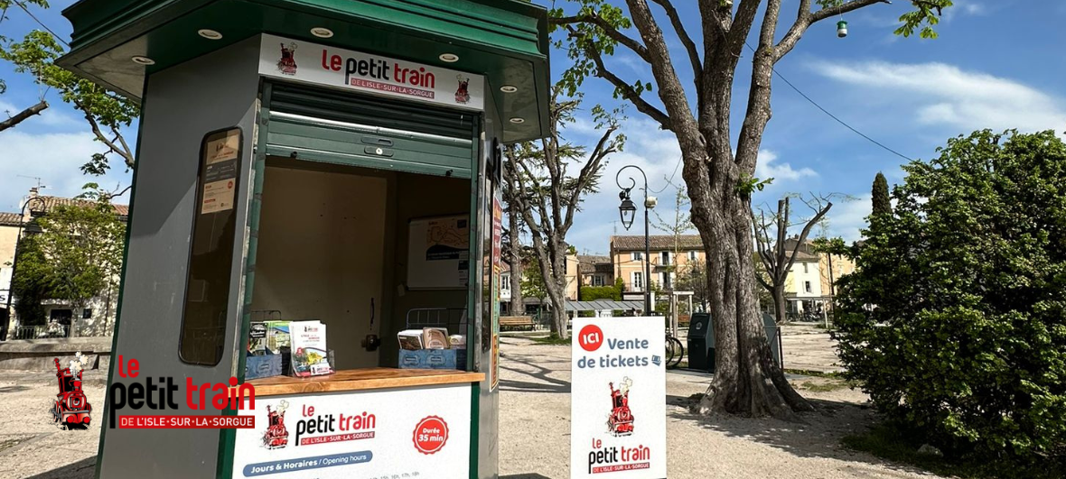 achat du billet le petit train de l'isle sur la sorgue
