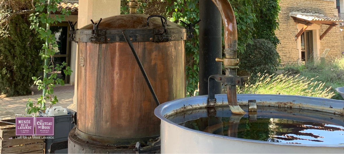 distillation à l'ancienne été musée de la lavande luberon