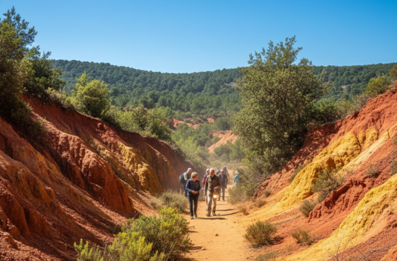 Que visiter dans le Luberon hors sentiers battus ? Les Mines de Bruoux par exemple !