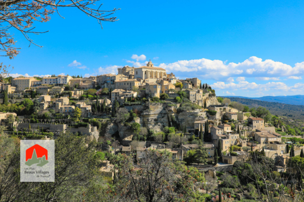 GORDES EN LUBERON CLASSE PLUS BEAUX VILLAGE DE FRANCE