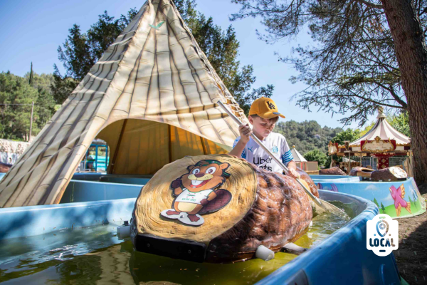 Ecoparc attractions Nestor le Castor Fontaine de Vaucluse